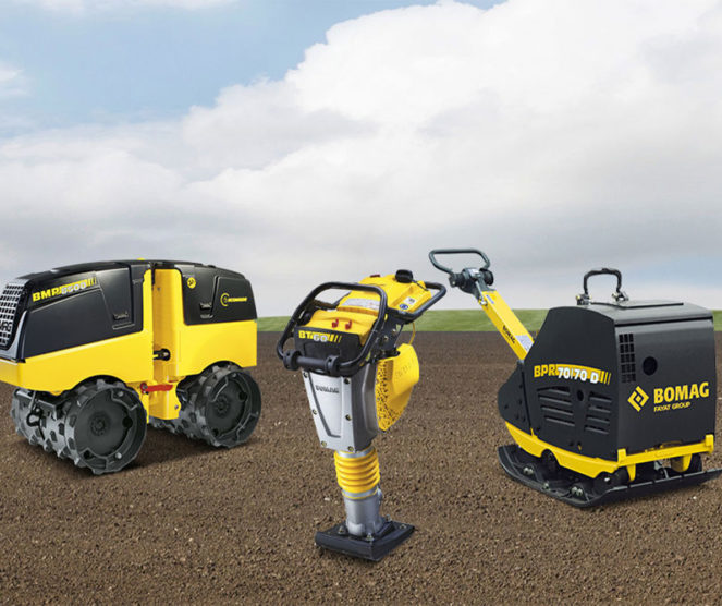 Bomag Compactor and Whacker Plate image