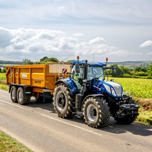 New Holland T7 with Richard Western Trailer - Most Popular