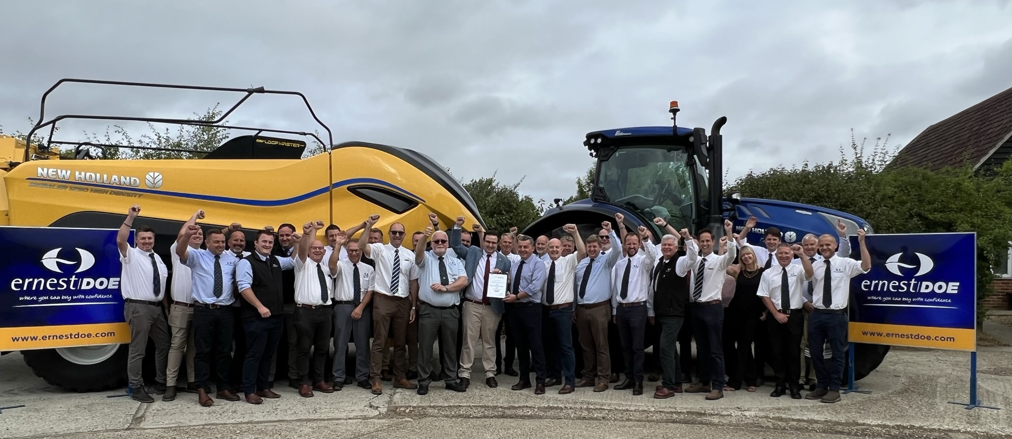 Ernest Doe wins New Holland Dealer of the Year Ernest Doe